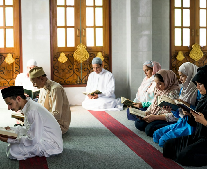 Family reading Quran
